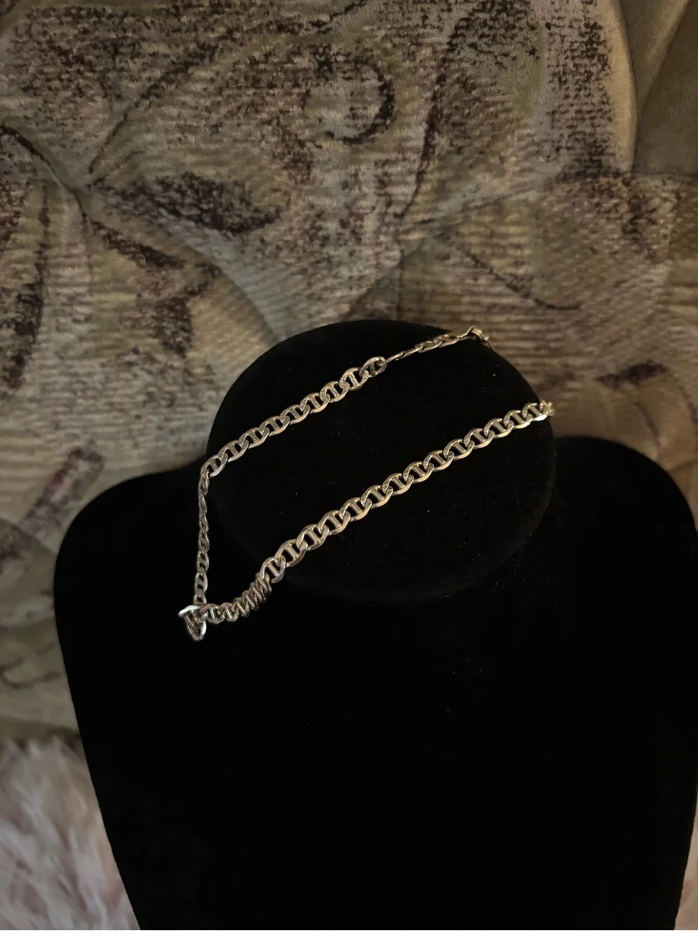 Vintage Piercing Pagoda PGDA 925 Sterling Silver 2/25 14K Gold Bracelet/Anklet